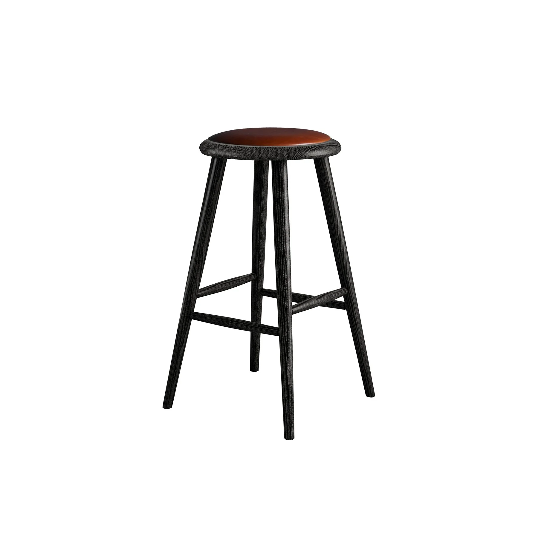 Upholstered Colt Round Stool - 29 | O&G Studio